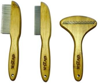 Dog Grooming Bamboo Brush Reduces Pulling and Coat Breakage OVZLA (77PIN) - Image 4