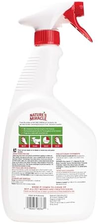 Nature’s Miracle Urine Destroyer Plus Cat,32 Ounces,Unscented,Enzymatic Formula,Ready-to-Use,(Pack of 12) - Image 3