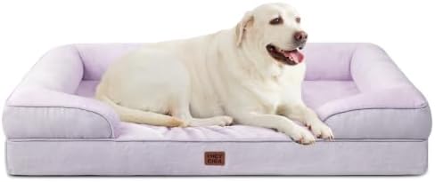 EHEYCIGA Orthopedic XXL Dog Bed, Waterproof Washable XL Big Pet Bed 46" by EHEYCIGA
