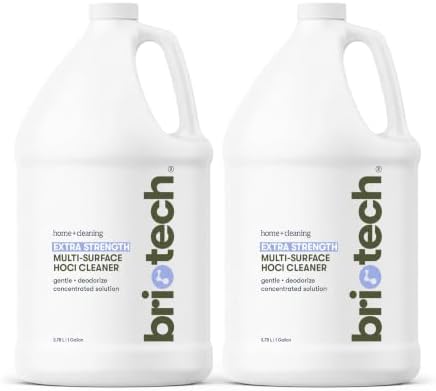 BRIOTECH Extra Strength HOCl Cleaner, Multi-Surface, Refill, 1 Gal, 2-Pack by BRIOTECHUSA