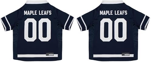 NHL Toronto Maple Leafs Jersey for Dogs & Cats, X-Small. - Let Your Pet Be A Real NHL Fan! (Pack of 2) by PETSFIRST