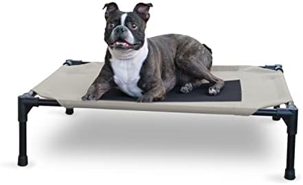 K&H Outdoor Elevated Dog Bed for Small & Medium Pets, Taupe, Medium 32x25in by KHPetProducts
