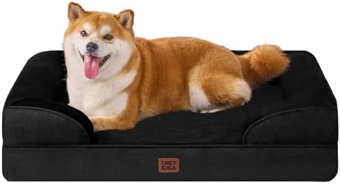 EHEYCIGA Orthopedic Dog Beds Large Sized Dog, Waterproof Washable Pet Bed by EHEYCIGA