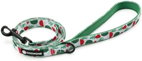 Dog Harness and Leash Set, Adjustable Dog Harness, Dog Leash, No Pull No Choke Puppy Harnesses for Walking Training for Small Medium Pet (Green Watermelon, M(Chest 15.7-22.1", Neck 12-15")) - Image 5