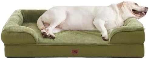 EHEYCIGA Orthopedic XXL Dog Bed, Waterproof Washable XL Big Pet Bed 46" by EHEYCIGA