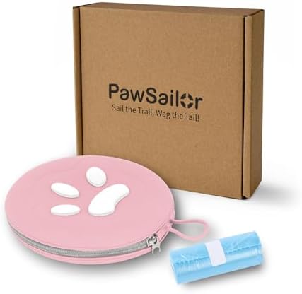 Collapsible Dog Bowls, 2-in-1 Pet Travel Food Water Feeder Pink - Image 5