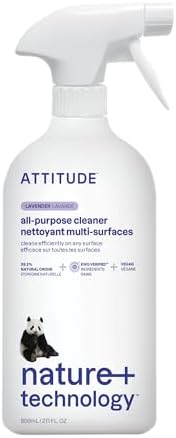 ATTITUDE All Purpose Cleaner Spray, EWG Verified, Lavender, 27 fl oz by ATTITUDE