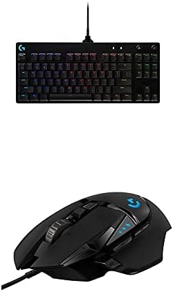 Logitech G PRO Mechanical Gaming Keyboard + G502 Hero Wired Gaming Mouse Bundle - Black by Unknown