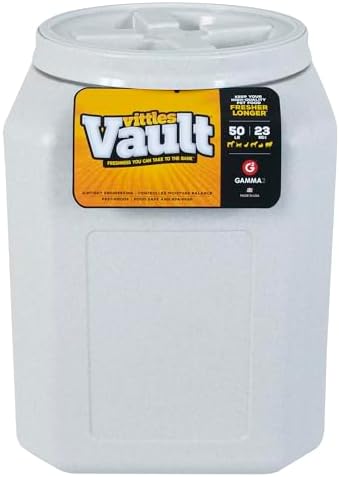 Vittles Vault Airtight Pet Food Storage Container + Scoop, Fits Up to 50lbs - Image 2