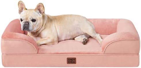 EHEYCIGA Orthopedic Dog Bed Medium Size Dog, Waterproof Washable Pet Beds by EHEYCIGA