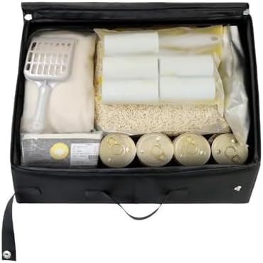Portable Cat Travel Litter Box with Zipped Lid, Foldable Travel Litter Box, No Leakage, No Smell, Waterproof, Easy to Carry, Easy to Use in Hotels, Car - Image 2