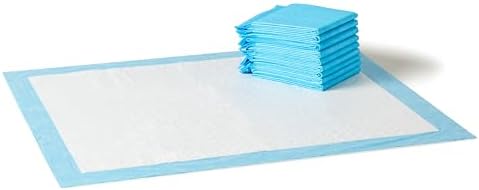 Amazon Basics Puppy Pads, Heavy Duty with 5-Layer Leak-Proof Design, Quick-Dry Surface, Built-In Attractant Potty Pads for Dogs, X-Large, 34 x 28 in., 10-Count by AmazonBasics