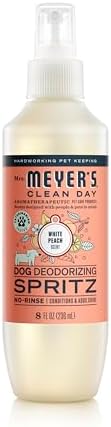 MRS. MEYER'S Clean Day Dog Deodorizing Spray, White Peach Scent, 8oz by MrsMeyers