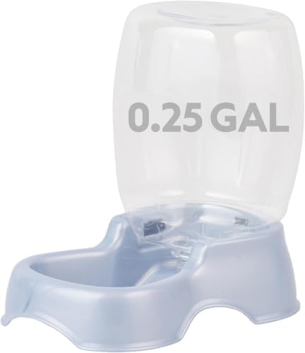 Petmate Pet Cafe Water Dispenser, XS, Pearl Ash Blue, 7.3in, 0.25 GAL (Pack of 6) by Petmate