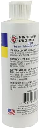 Miracle Care Ear Cleaner for Dogs and Cats, 8 Ounce - Image 3