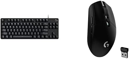 Logitech G413 TKL SE Mechanical Gaming Keyboard + G305 Lightspeed Wireless Gaming Mouse - Black by Unknown