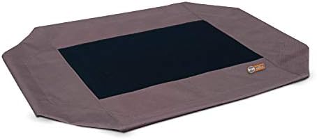 K&H PET PRODUCTS Original Pet Cot Replacement Cover (Cot Sold Separately) - Chocolate/Black Mesh, Medium 25 X 32 Inches by KHPetProducts