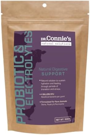 Dr. Connie's Livestock Probiotic + Electrolyte Powder for Animals by HealthyPonds