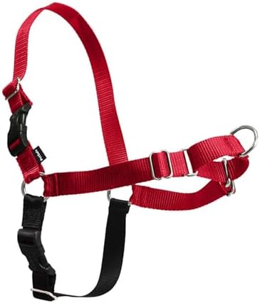 PetSafe Easy Walk Harness, No Pull Dog Harness, Red, Small/Medium by PetSafe