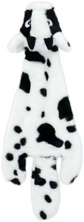 Best Pet Supplies 2-in-1 Stuffless Squeaky Dog Toy - Cow, Large by BestPetSuppliesLLC
