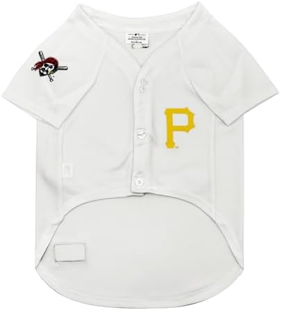 Official MLB Pittsburgh Pirates Pet Jersey for Dogs & Cats, Size Small - Stylish Baseball Jersey for Your Furry Fan- Show Off Team Spirit with The Perfect Fan Apparel Gear for Pet, Dog & Cat - Image 2