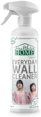 CHOMP! Painted Wall Cleaner Spray, Multipurpose for Walls, Ceilings, and Baseboards, Removes Dirt, Dust, Odor, Stains, Healthier Home 5-Minute CleanWalls 4-in-1, 32 Ounces (Fragrance Free) by CHOMPHealthierHome