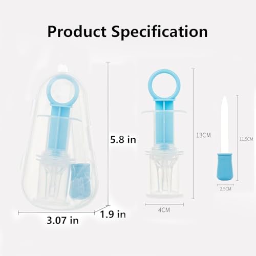 Pet Liquid Feeding Kit - Soft Tip Syringe Bottle For Cat And Dog Medical Feeding Dispenser Tool (Blue) - Image 6