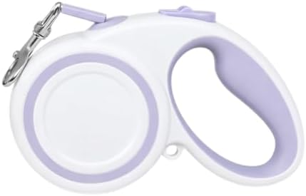 10-16FT,66LBS,Highly Reflective Retractable Dog Leash,M-Purple by Quppa