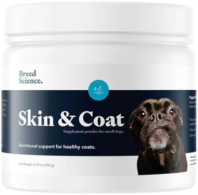 Skin and Coat Supplement Powder for Small Dogs- Anti Allergy Treatment and Itching Relief- with Vitamins A, E and Biotin - Care Products and Shedding Control Supplements for Itchy Pets - Image 6