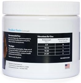 Hip and Joint Food Supplement for Dogs, Small Breeds- Glucosamine and Chondroitin Powder with Green Lipped Mussel - Pain, Inflammation Relief with Vitamins - Senior Health Supplies for Arthritis - Image 4