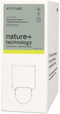ATTITUDE All Purpose Cleaner Refill, EWG Verified, Geranium & Lemongrass by ATTITUDE