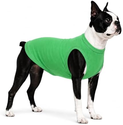 2018 Pet Clothes Dog Clothing Blank T-Shirt Tanks Top Vests for Small Middle Large Size Dogs 100% Cotton Dog Summer Vest Classic (XL, Green) by lovelonglong