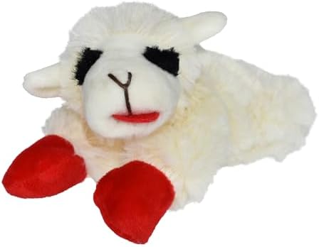 Multipet Lamb Chop Dog Plush Toy - Squeaky Toy by Multipet
