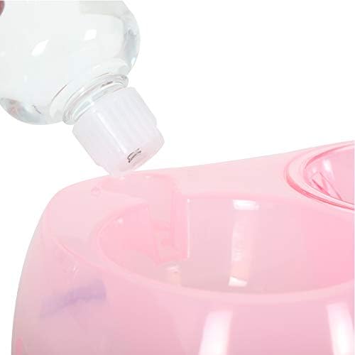 Slow Feeder Bowl, Elevated, Double Transparent for Cats, Small Dogs, Pet Automatic Water Feeder with Water Bottle - Image 3