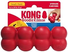 KONG Goodie Ribbon, Stuffable Natural Rubber Dog Toy, for Small Dogs by KONG