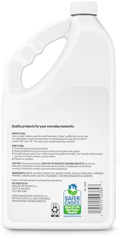 Amazon Basics Carpet Cleaner, Carpet Stain Remover, Fresh Scent, 64 fl oz, Packaging May Vary (Pack of 2) - Image 5