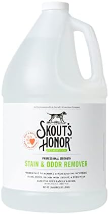 SKOUT'S HONOR Pet Stain and Odor Remover One Gallon Refill, 128 oz by SKOUTSHONOR