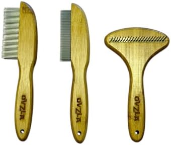 Dog Grooming Bamboo Brush Reduces Pulling and Coat Breakage OVZLA (41PIN) - Image 3