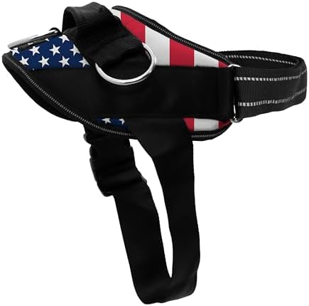 ShawnCo Essential Dog Harness, No-Pull Pet Vest (Stars and Stripes,S) by SHAWNCO