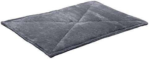 Furhaven ThermaNAP Self-Warming Cat Bed for Indoor Cats & Large/Medium Dogs, Washable & Reflects Body Heat - Quilted Faux Fur Reflective Bed Mat - Gray, Large - Image 7