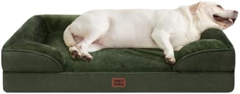 EHEYCIGA Orthopedic XXL Dog Bed, Waterproof Washable XL Big Pet Bed 46" by EHEYCIGA