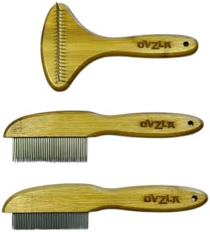 Dog Grooming Bamboo Brush Reduces Pulling and Coat Breakage OVZLA (41PIN) - Image 4