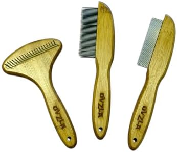 Dog Grooming Bamboo Brush Reduces Pulling and Coat Breakage OVZLA (77PIN) - Image 5