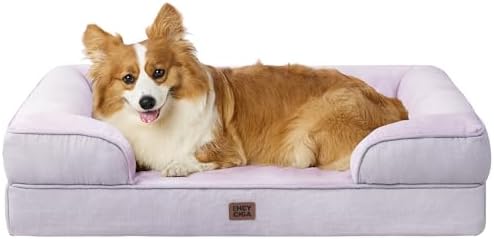 EHEYCIGA Orthopedic Dog Beds Large Sized Dog, Waterproof Washable Pet Bed by EHEYCIGA