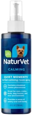 NaturVet Quiet Moments Herbal Calming Room Spray Dog Supplement - 8 oz by NaturVet
