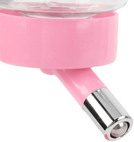 Pet Standing Water Dispenser, Adjustable Height Dog Water Bottle, with Food Feeder Bowl for Small Dogs Cats (Pink) - Image 7