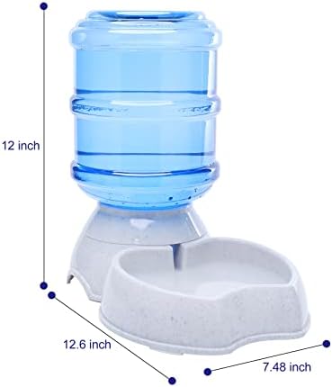 Pet Water Dispenser Automatic for Dogs Cats, BPA-Free, Gravity Refill, Self Feeding for Small Medium Pets Puppy Kitten Rabbit - 1 Gallon (Waterer) - Image 4