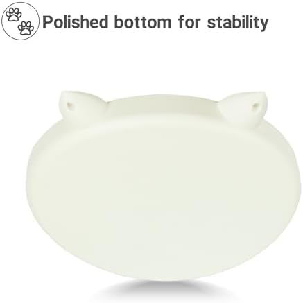 Bifeaw Slow Feeder Cat Bowl, Easy to Clean Silicone Bowl, Ideal for Dry and Wet Food (Purple and White) - Image 4