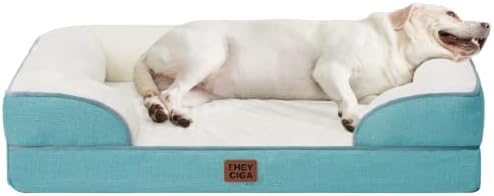 EHEYCIGA Orthopedic XXL Dog Bed, Waterproof Washable XL Big Pet Bed 46" by EHEYCIGA