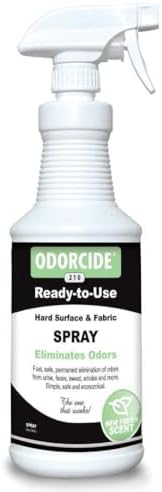 Odorcide Odor Eliminator Spray: Odor Eliminator for Strong Odor on Carpets, Hardwood & More - Smoke, Sweat & Pet Odor Eliminator for Home w/ Non-Enzymatic Formula, 32 Oz (Fresh Scent) by Odorcide